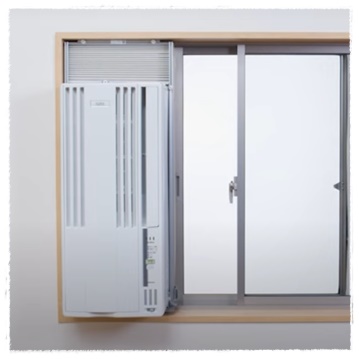 窓用エアコン工事